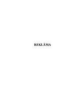 Реферат 'Reklāma', 1.