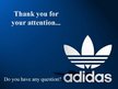 Презентация 'Business Activities of Adidas', 22.