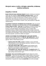 Конспект 'Minojiešu vēsture, kultūra, mitoloģija, sabiedrība un kultūras mantojums', 1.