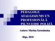 Презентация 'Pedagogu atalgojums un profesionālā pilnveide Polijā', 1.
