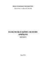 Образец документа 'Elektriskas ķēdes ar diodi aprēķins', 1.