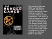 Презентация '"The Hunger Games" by Suzanne Collins', 4.
