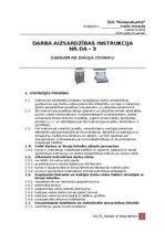 Образец документа 'Darba aizsardzības instrukcija darbam ar biroja tehniku', 1.
