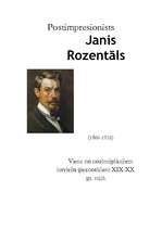 Реферат 'Janis Rozentāls', 1.