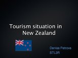 Презентация 'Tourism Situation in New Zealand', 1.