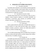 Отчёт по практике 'Personāla vadības un Lietvedības prakse vadošas universitātes Personāla nodaļā', 19.