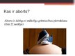 Презентация 'Aborts un stāvoklī līdz 18', 2.