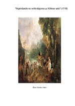 Реферат 'Ž.A.Vato gleznas "Atgriešanās no svētceļojuma uz Kitēras salu" analīze', 5.