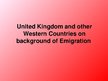 Реферат 'United Kingdom and Other Western Countries on Background of Emigration', 19.