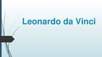 Презентация 'Leonardo da Vinci', 1.