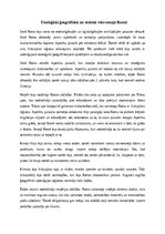 Эссе 'Ekoloģiski ģeogrāfiskā un etniskā vide senajā Romā', 1.