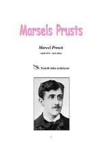 Реферат 'Marsels Prusts - biogrāfija un literārā daiļrade', 1.