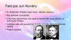 Презентация 'Prezentācija par Juri Alunānu', 8.