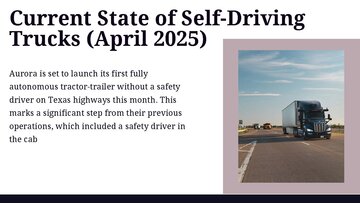 Презентация 'Self-driving Trucks – Future or Fantasy?', 4.