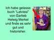 Презентация 'Garlieb Helwig Merkel Biographie', 5.