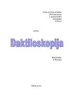 Реферат 'Daktioloskopija', 1.