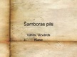 Презентация 'Šamboras pils', 1.