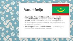 Презентация 'Pētnieciskais darbs par Mauritāniju', 2.