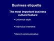 Презентация 'Business Etiquette and Business Contacts in Norway', 6.