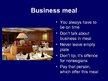Презентация 'Business Etiquette and Business Contacts in Norway', 20.