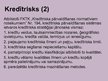 Презентация 'Latvijas Republikas komercbanku kredītportfeļa kvalitāte un riski', 8.