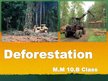 Презентация 'Deforestation', 1.