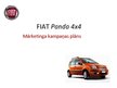 Презентация 'Mārketinga kampaņas plāns. Fiat Panda', 1.