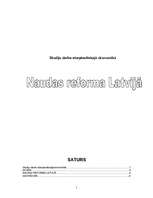 Реферат 'Naudas reforma Latvijā', 1.