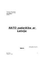 Реферат 'NATO sadarbība ar Latviju', 1.