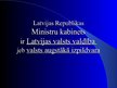 Презентация 'Latvijas Republikas Ministru kabinets', 3.