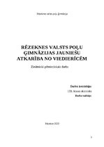 Реферат 'Rēzeknes Valsts poļu ģimnāzijas jauniešu atkarība no viedierīcēm', 1.