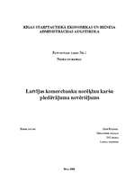 Реферат 'Latvijas komercbanku norēķinu karšu piedāvājuma novērtējums', 1.