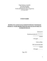 Реферат 'Bezpilota gaisa kuģa izmantošanas tiesiskais pamats, veidi, problemātika policij', 1.