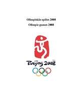 Реферат 'Olimpiskās spēles 2008.gadā', 1.