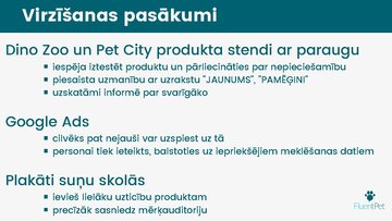 Презентация 'Inovatīva produkta virzīšana Fluent Pet', 14.