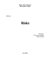 Реферат 'Risks', 1.