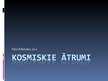 Презентация 'Kosmiskie ātrumi', 1.