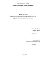 Дипломная 'Agresijas un personības faktoru sakarību izpēte  ieslodzītajiem un netiesātajiem', 2.