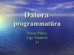 Презентация 'Datora programmatūra', 1.