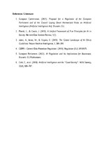 Эссе 'EU regulation for AI', 8.