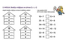 Презентация 'Matemātika ar Minioniem: slepenās misijas un uzdevumi 1.–2. klasei', 3.