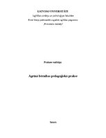 Отчёт по практике 'Agrīnās bērnības pedagoģiskās prakses dienasgrāmata', 1.