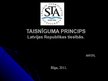 Презентация 'Taisnīguma principi Latvijas Republikas tiesībās', 1.