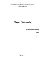 Конспект 'Making Photographs', 1.