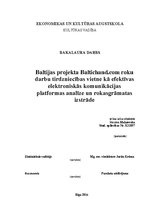 Дипломная 'Baltijas projekta Baltichand.com roku darbu tirdzniecības vietne kā efektīvas el', 1.