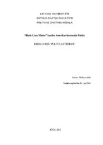 Эссе '"Black Lives Matter" kustība Amerikas Savienotajās Valstīs', 1.