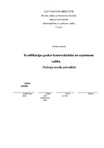 Отчёт по практике 'Kvalifikācijas prakse komercdarbībā un uzņēmuma vadībā', 1.