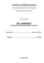 Отчёт по практике 'Grāmatvedības prakse SIA "Marteks"', 1.
