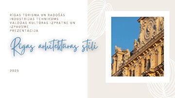 Презентация 'Rīgas arhitektūras stili', 1.