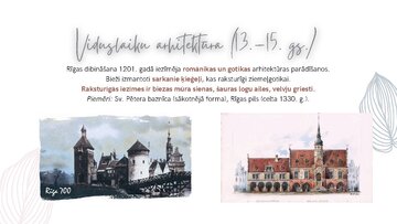 Презентация 'Rīgas arhitektūras stili', 3.